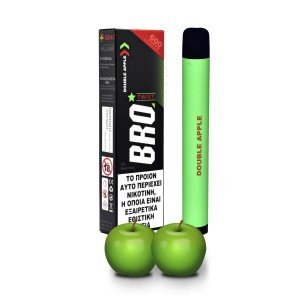 BRO Twist Double Apple Disposable Pen Kit 2ml με Ενσωματωμένη Μπαταρία 600puffs 1τμχ