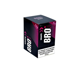 BRO Twist Grape Disposable Pen Kit 2ml με Ενσωματωμένη Μπαταρία 600puffs 1τμχ
