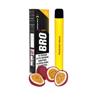 BRO Twist Passion Fruit Disposable Pen Kit 2ml με Ενσωματωμένη Μπαταρία 600puffs 1τμχ