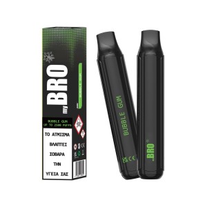 My Bro Vape μιας χρήσης Bubble Gum 7ml 0% νικοτίνη 2500puffs