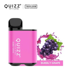 Quizz Vape μιας χρήσης QD61 2% nic 800 puff Bubbly Grape