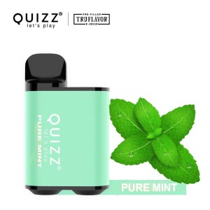 Quizz Vape μιας χρήσης QD61 2% nic 800 puff Pure Mint