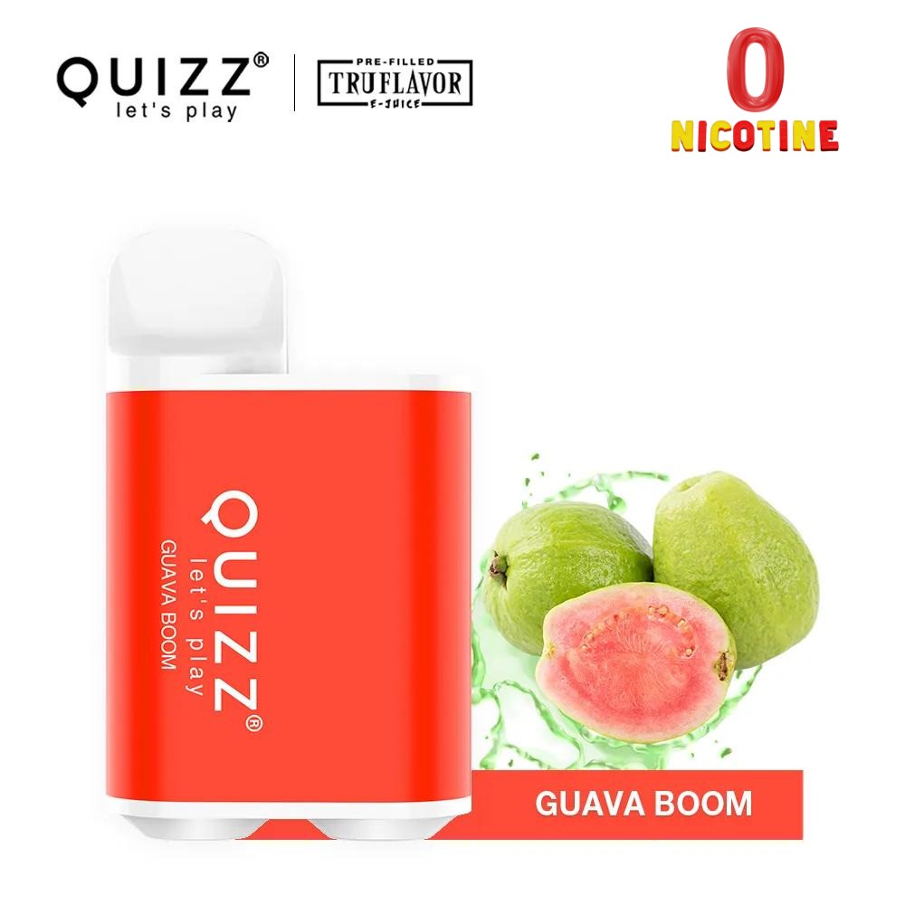 Quizz QD61 Vape μιας χρήσης 2ml 0mg 800PUFF Guava Boom