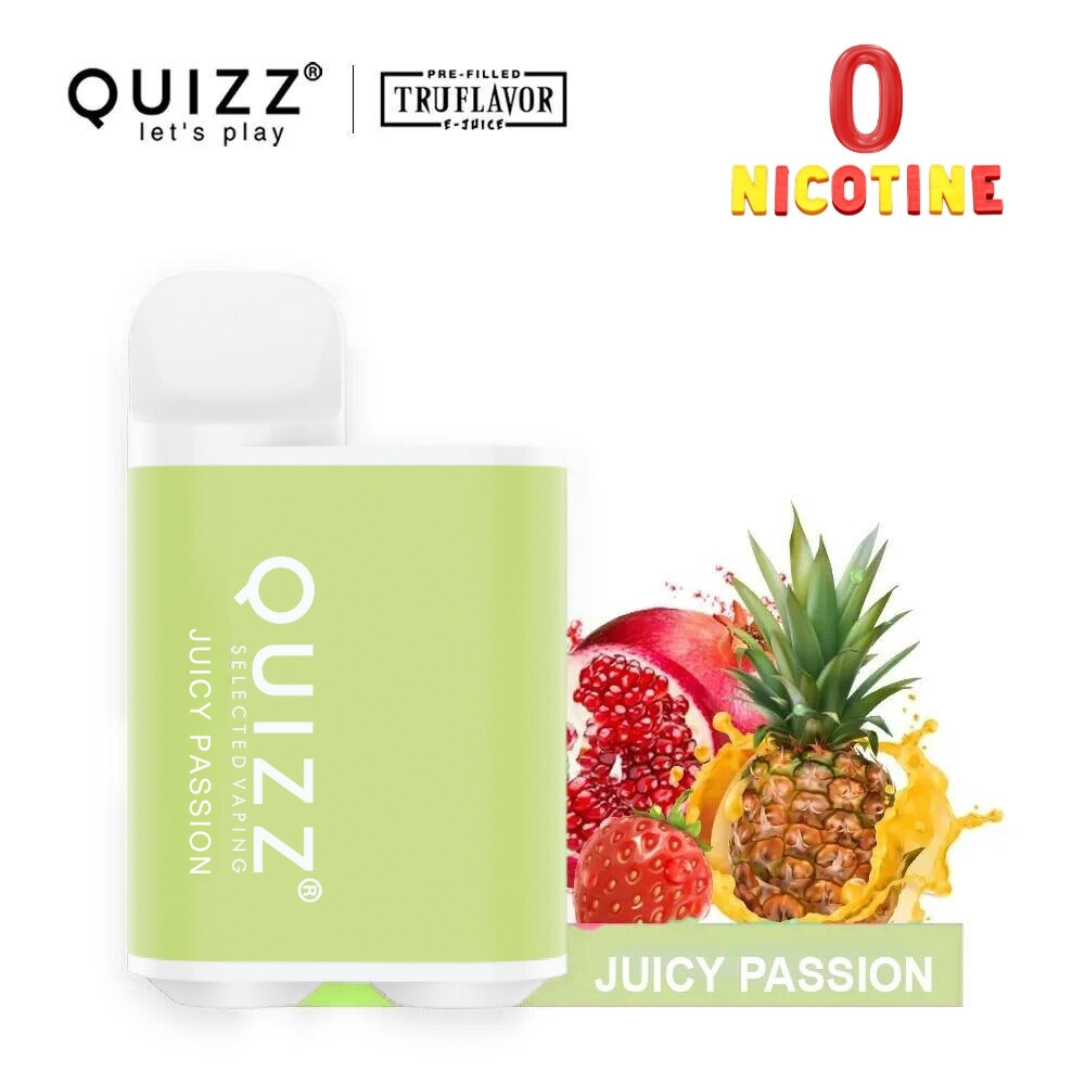 Quizz QD61 Vape μιας χρήσης 2ml 0mg 800PUFF Juicy Passion