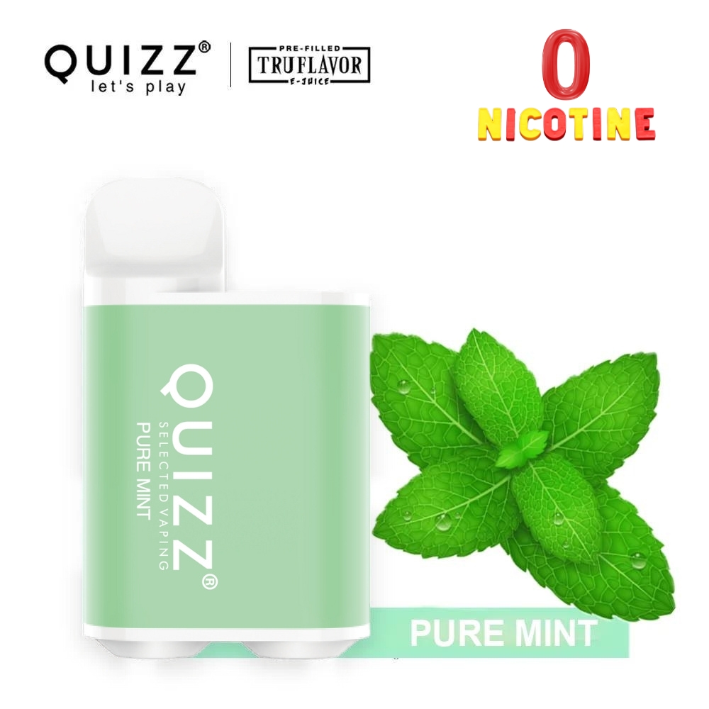 Quizz QD61 Vape μιας χρήσης 2ml 0mg 800PUFF Pure Mint