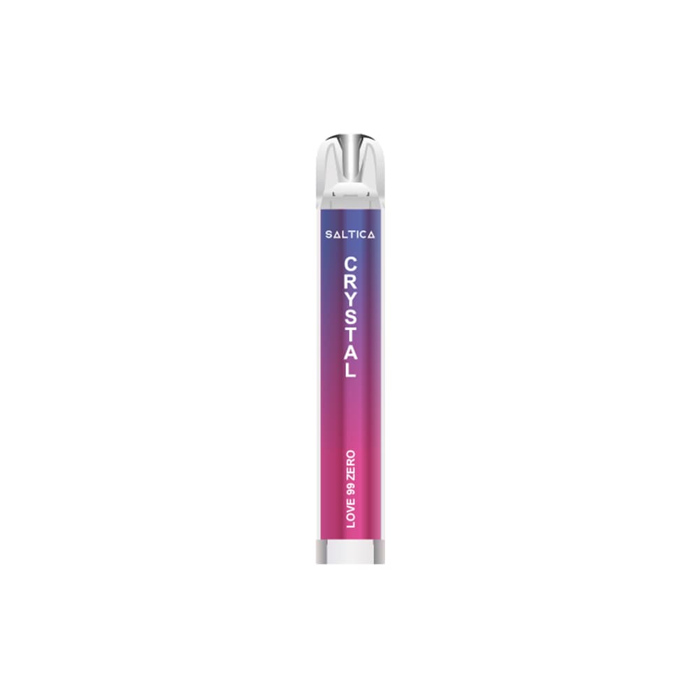Saltica Crystal vape μιας χρήσης Love 99 700 puffs 2ml 0%nic Saltica Crystal vape μιας χρήσης Love 99 700 puffs 2ml 0%nic