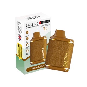 Saltica Leather vape μιας χρήσης Pina Colada 7000 puffs 2ml 0%nic