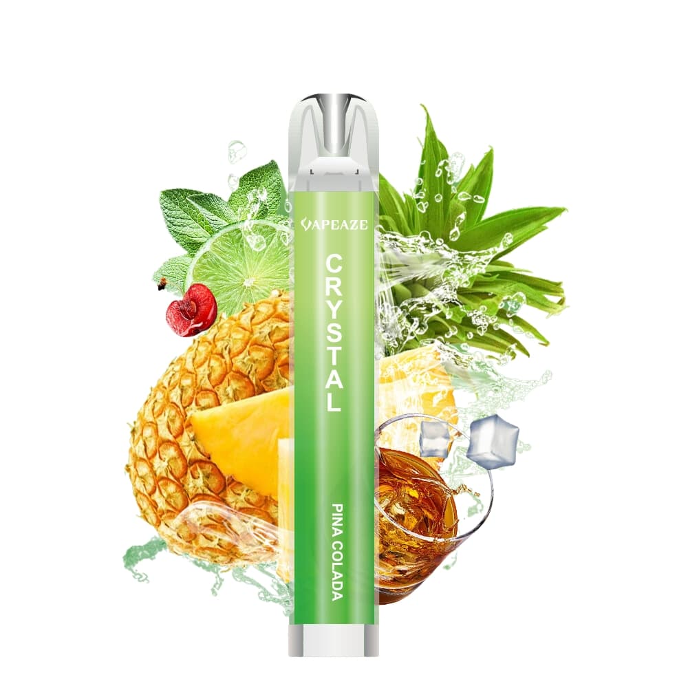 Vapeaze Crystal Vape μιας χρήσης Pina Colada 2ml 2% νικοτίνη 700puffs Vapeaze Crystal Vape μιας χρήσης Pina Colada 2ml 2% νικοτίνη 700puffs