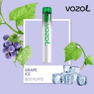 Vozol Neon 800 Vape μιας χρήσης 2ml 2% mg 800 puffs Grape Ice