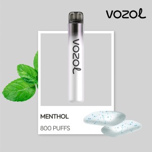 Vozol Neon 800 Vape μιας χρήσης 2ml 2% mg 800 puffs Menthol