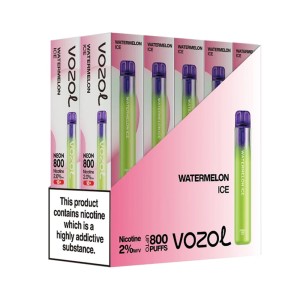 Vozol Neon 800 Vape μιας χρήσης 2ml 2% nic 800 puff Watermelon Ice Vozol Neon 800 Vape μιας χρήσης 2ml 2% nic 800 puff Watermelon Ice